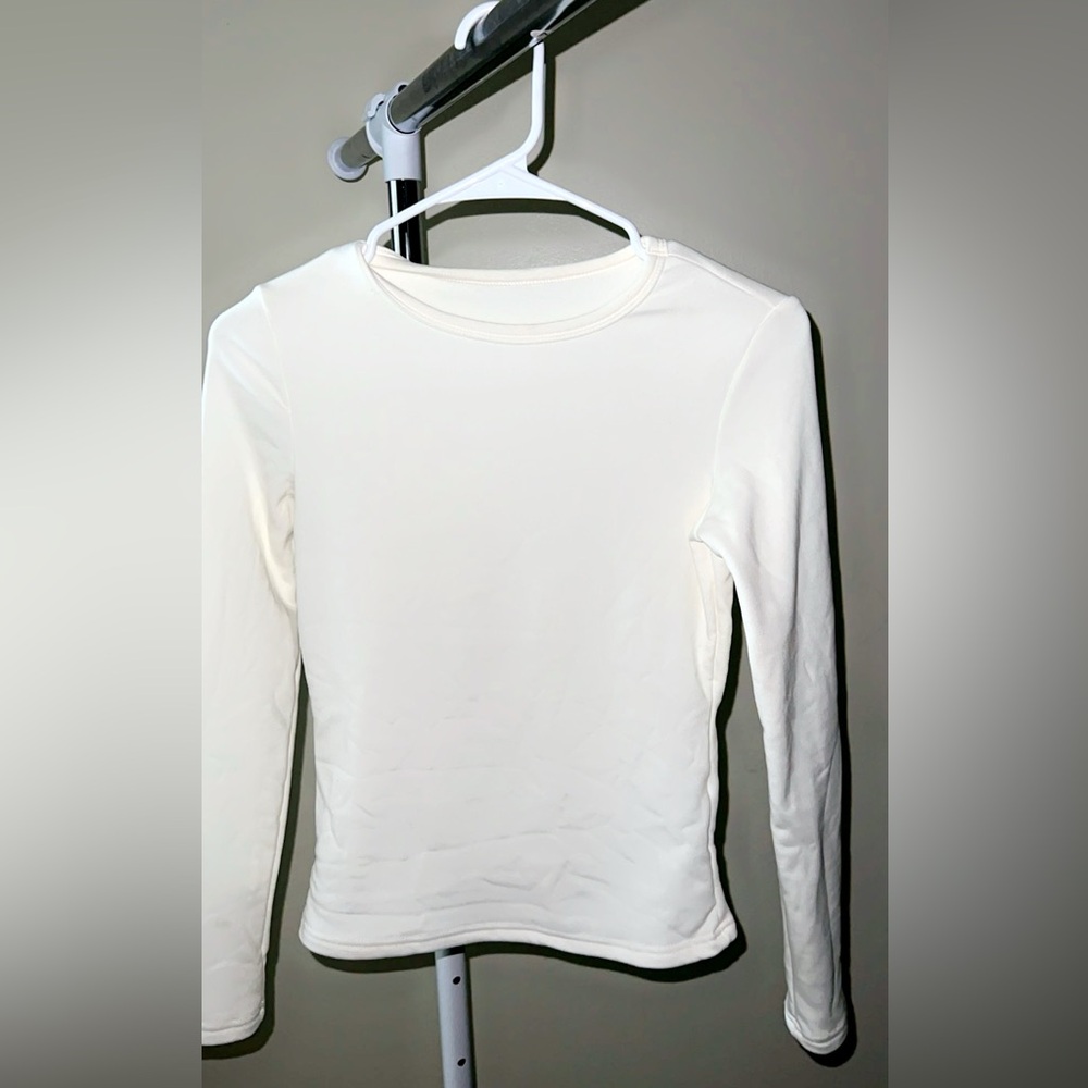 Classic White Long Sleeve Top